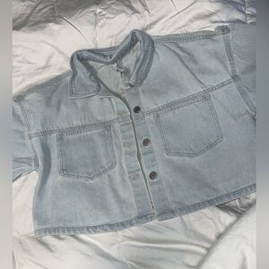 Light Blue Women's Denim Jacket